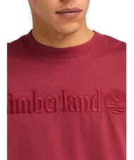 TIMBERLAND EMBROIDERY TONAL Cotton T-shirt cordovan - T-shirt - 3