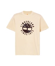 TIMBERLAND HOLIDAY FRONT GRAPHIC Cotton T-Shirt angora - T-shirt - 4
