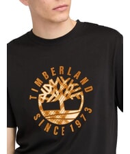 TIMBERLAND HOLIDAY FRONT GRAPHIC Cotton T-Shirt BLACK - T-shirt - 3
