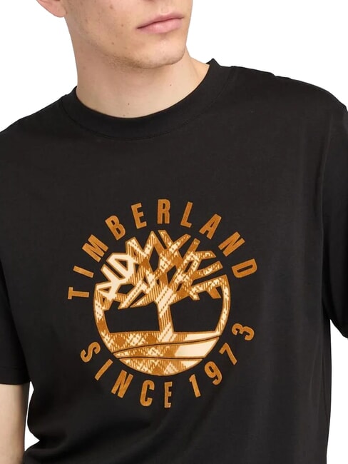 HOLIDAY FRONT GRAPHIC Cotton T-Shirt BLACK - T-shirt