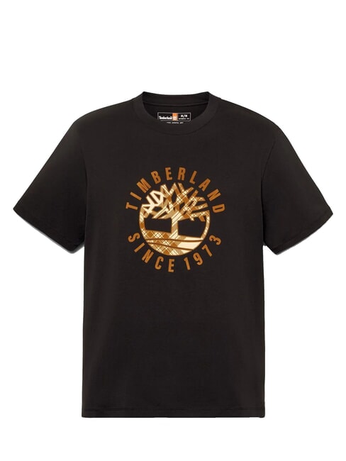 HOLIDAY FRONT GRAPHIC Cotton T-Shirt BLACK - T-shirt