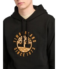 TIMBERLAND HOLIDAY GRAPHIC Hoodie BLACK - Sweatshirts - 3
