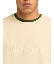 TIMBERLAND EMBROIDERY TONAL Crewneck sweatshirt angora - Sweatshirts - 3