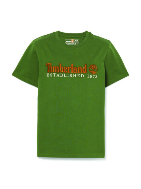 ESTABILISHED 1973 Cotton T-shirt black/forestgreen - T-shirt
