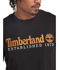 TIMBERLAND ESTABILISHED 1973 Cotton T-shirt BLACK - T-shirt - 3
