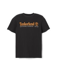 TIMBERLAND ESTABILISHED 1973 Cotton T-shirt BLACK - T-shirt - 4