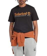 TIMBERLAND ESTABILISHED 1973 Cotton T-shirt BLACK - T-shirt - 5