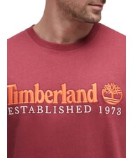 TIMBERLAND ESTABILISHED 1973 Cotton T-shirt cordovan - T-shirt - 3