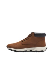 TIMBERLAND WINSOR PARK MID  Leather sneakers cognac - Men’s shoes - 3