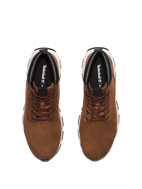 WINSOR PARK MID  Leather sneakers cognac - Men’s shoes