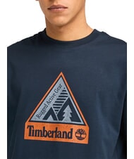 TIMBERLAND OUTDOOR INSPIRED  Cotton T-Shirt dark sapphire - T-shirt - 3