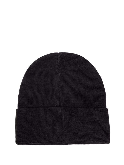 TONAL PATCH  Hat with cuff BLACK - Hats