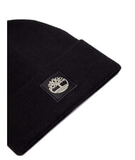 TIMBERLAND TONAL PATCH  Hat with cuff BLACK - Hats - 3
