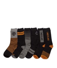 TIMBERLAND MIXUP  6 pairs of socks BLACK - Men's Socks - 4