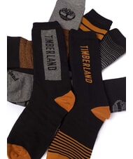 TIMBERLAND MIXUP  6 pairs of socks BLACK - Men's Socks - 5