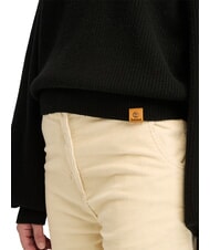 TIMBERLAND WOOL BLEND  Crewneck sweater BLACK - Women's Sweaters - 3