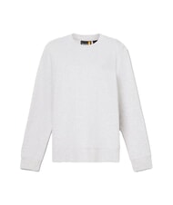 TIMBERLAND EXETER RIVER BRUSHED  Cotton blend sweatshirt light grey melange - Women's Sweatshirts - 4