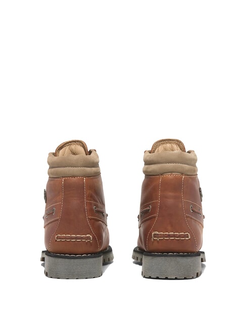 AUTHENTIC MID Leather ankle boots medium orange full grain - Men’s shoes