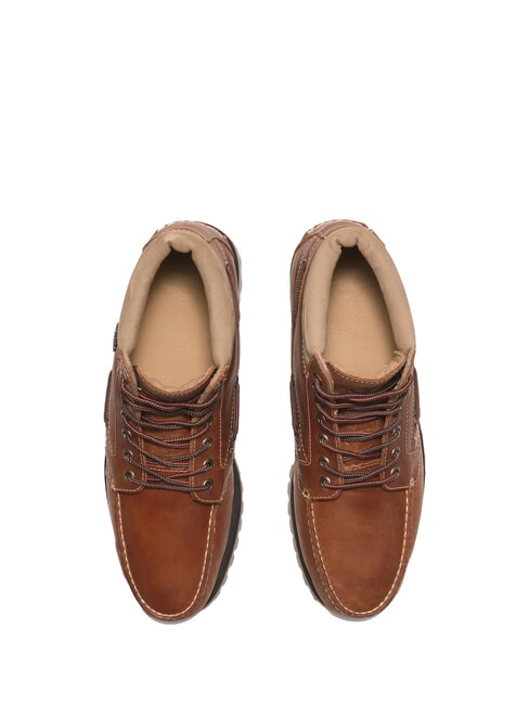 AUTHENTIC MID Leather ankle boots medium orange full grain - Men’s shoes