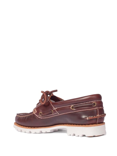 NOREEN LITE Leather boat shoes root beer - Women’s shoes