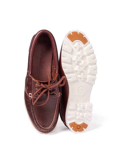 NOREEN LITE Leather boat shoes root beer - Women’s shoes