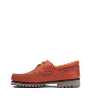 TIMBERLAND AUTHENTIC  Leather boat shoes medium orange full grain - Men’s shoes - 3