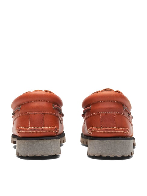 AUTHENTIC  Leather boat shoes medium orange full grain - Men’s shoes