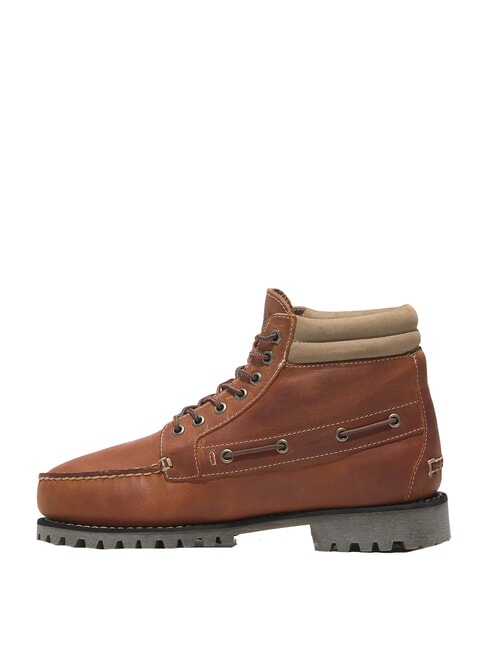 AUTHENTIC MID Leather ankle boots medium orange full grain - Men’s shoes