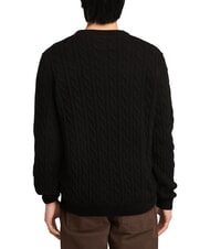TIMBERLAND P-B LAMBWOOL Crewneck sweater in wool blend - Men's Sweaters