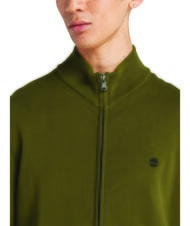 TIMBERLAND WILLIAMS RIVER Zip-up sweater darkoliv - Men's Sweaters - 3
