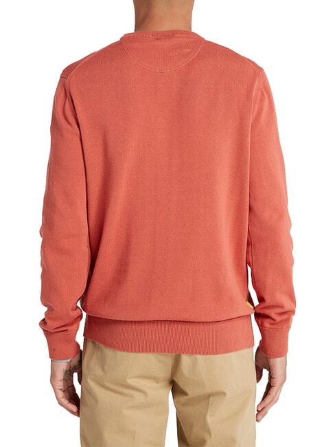 WILLIAMS RIVER Crewneck sweater chili oil - Men's Sweaters