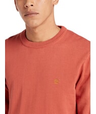 TIMBERLAND WILLIAMS RIVER Crewneck sweater chili oil - Men's Sweaters - 3