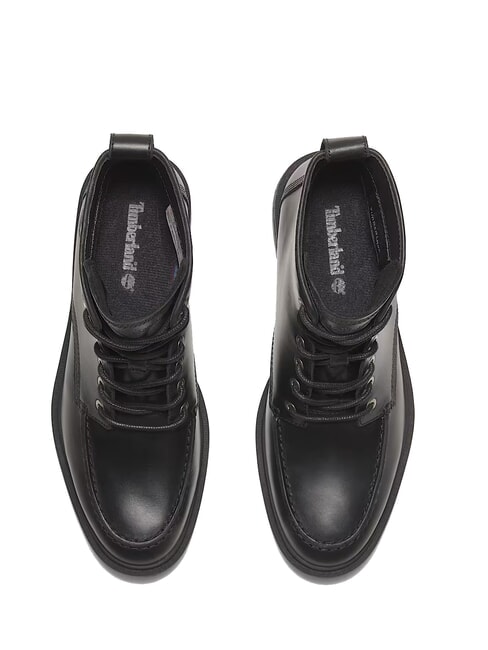 BRIMFIELD MID  Leather ankle boots black full grain - Women’s shoes