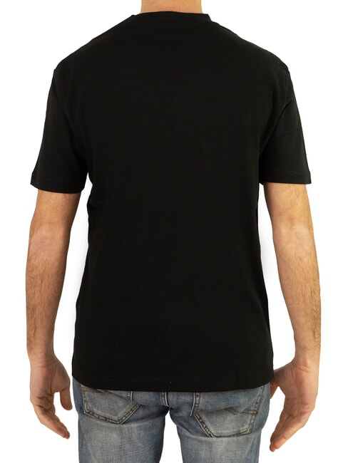 SANGARIS Cotton T-shirt with logo black/grey blend - T-shirt