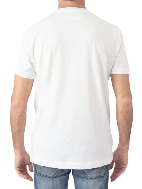 HERMOSO Cotton T-shirt with logo white/blk - T-shirt