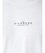 JOHN RICHMOND HERMOSO Cotton T-shirt with logo white/blk - T-shirt - 3