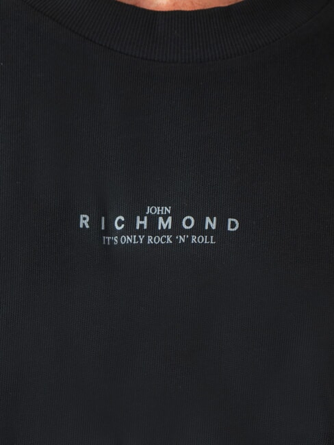 HERMOSO Cotton T-shirt with logo black/white - T-shirt