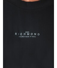 JOHN RICHMOND HERMOSO Cotton T-shirt with logo black/white - T-shirt - 3