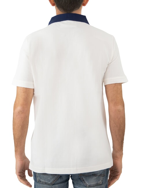 DABAK V-neck half sleeve polo off white - Polo shirt