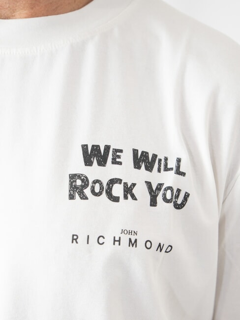 RENENS Cotton T-shirt with print off white - T-shirt