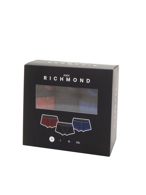 QY Set of 3 boxers bwn/bk/blue - Men's briefs