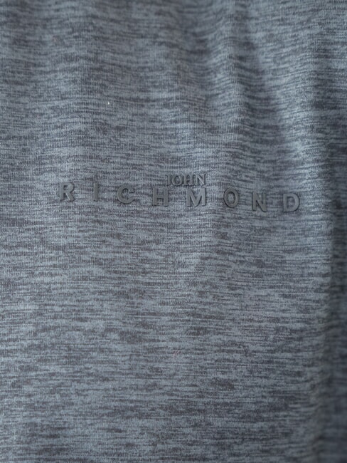 KUDRO Crewneck sweatshirt with embossed logo charcoal - Sweatshirts