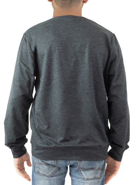 KUDRO Crewneck sweatshirt with embossed logo charcoal - Sweatshirts