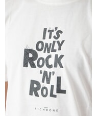 JOHN RICHMOND SPARTACO Cotton T-shirt with print off white - T-shirt - 3