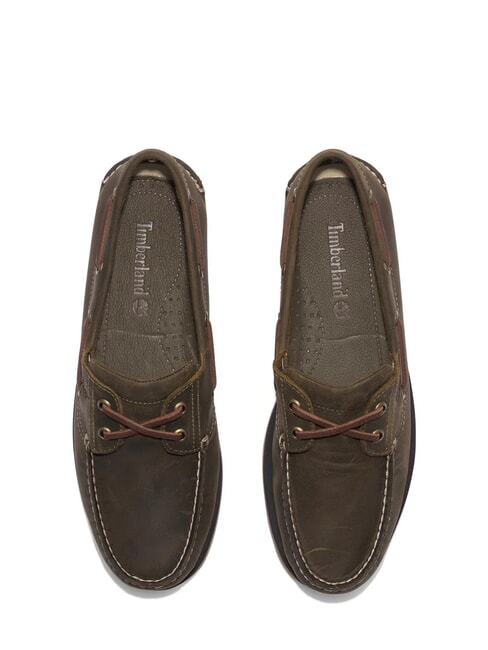 CLASSIC BOAT  Suede leather shoes olive - Men&rsquo;s shoes