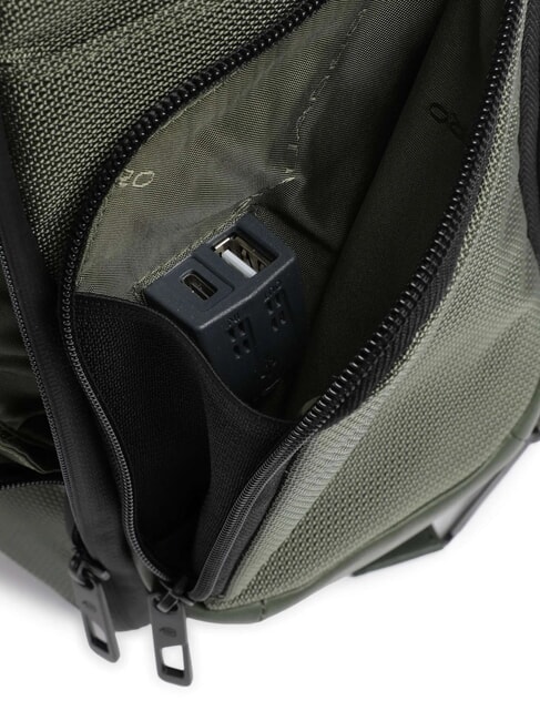 CAMPIONARIO - FX Travel backpack for 15.6" laptop GREEN - Laptop backpacks