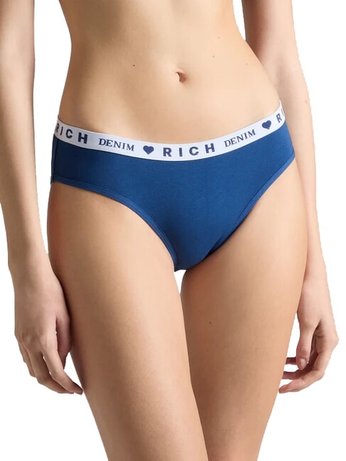 TODY Set of 3 Slips wh/blue/d. - Women's briefs