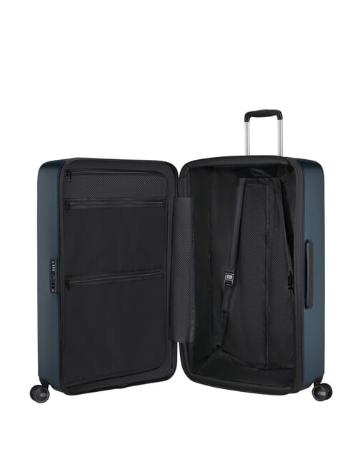 FYRM  Large, expandable trolley steel blue - Rigid Trolley Cases