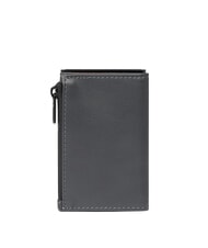 PIQUADRO URBAN Compact leather wallet with slider Grey - Men&rsquo;s Wallets - 4