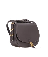 PINKO SADDLE Leather shoulder bag with flap brown moro-mix gal. gold-nik - Women’s Bags - 2